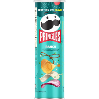 Pringles Potato Crisps Chips Lunch Snacks Ranch - 5.5 Oz - Image 5