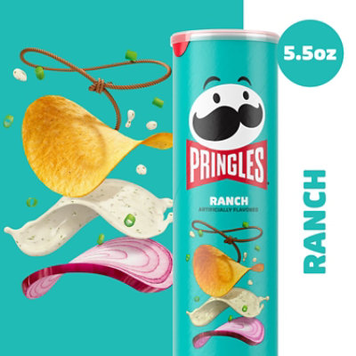 Pringles Potato Crisps Chips Lunch Snacks Ranch - 5.5 Oz - Image 3