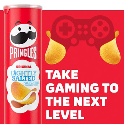 Pringles Potato Crisps Chips Lightly Salted Original Lunch Snacks - 5.2 Oz - Image 5