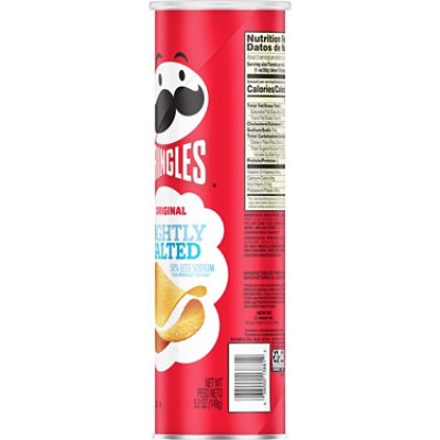 Pringles Potato Crisps Chips Lightly Salted Original Lunch Snacks - 5.2 Oz - Image 7