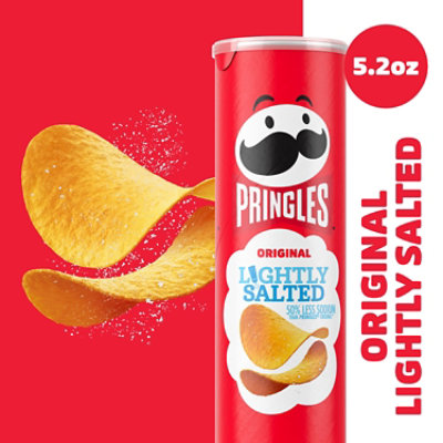 Pringles Potato Crisps Chips Lunch Snacks Lightly Salted - 5.2 Oz - Image 3