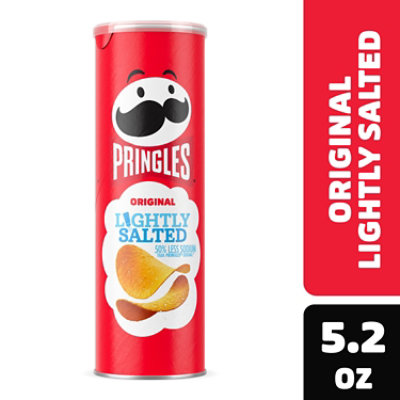 Pringles Potato Crisps Chips Lunch Snacks Lightly Salted - 5.2 Oz