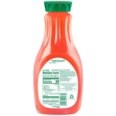 Tropicana Paradise Strawberry Peach Drink Bottle - 52 Fl. Oz. - Image 2