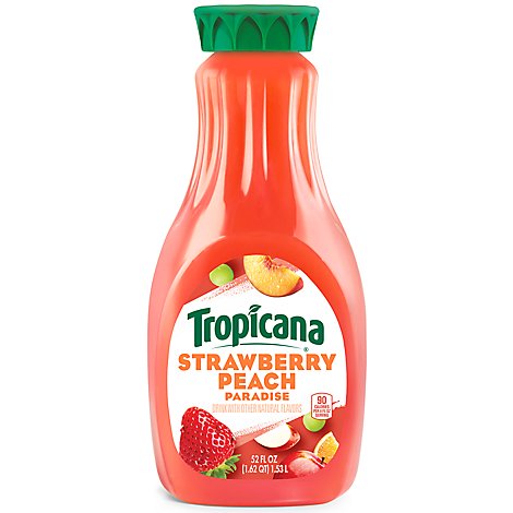 Tropicana Premium Juice Drink Strawberry Peach Chilled - 52 Fl. Oz.