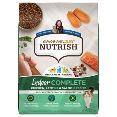 Rachael Ray Nutrish Dry Cat Food Super Premium Chicken with Lentils & Salmon Recipe Bag - 6 Lb - Image 3