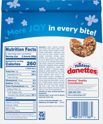 HOSTESS DONETTES Carrot Cake Flavored Mini Donuts Bag - 9.5 Oz - Image 5