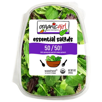 organicgirl 50/50 Spring Mix & Baby Spinach - 5 Oz. - Image 1