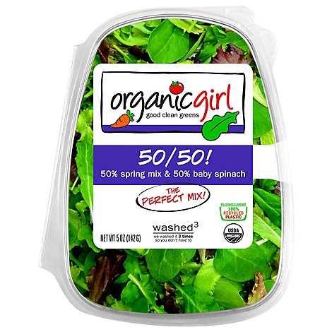 organicgirl 50/50 Spring Mix & Baby Spinach - 5 Oz.