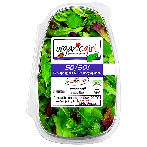 Salad Org 50 50 Org Girl 1lb - 16 Oz