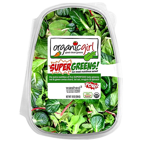 organicgirl Organic Supergreens Washed - 10 Oz