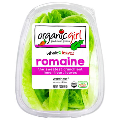 organicgirl Organic Romaine Leaves True Hearts Washed - 7 Oz - Image 3