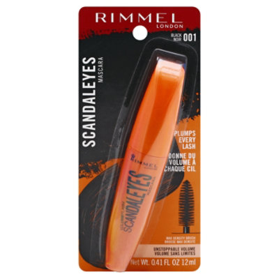 Rimmel Scandal Eyes Mascara Black - 0.41 FL Oz