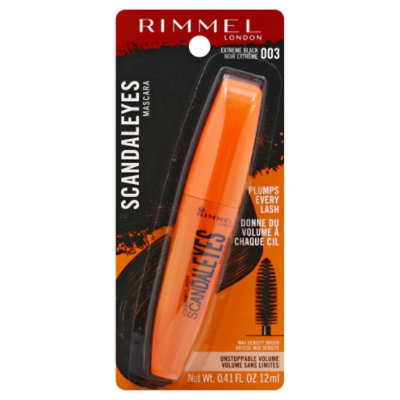 Rimmel Scandaleyes Mascara Volume Flash Extreme Black 003 - 0.41 Fl. Oz. - Image 1