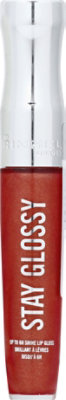 Rimmel Stay Glossy Lipgloss All Day Seduction 640 - 0.18 Fl. Oz. - Image 2