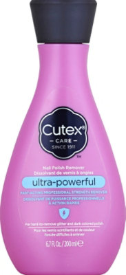 Cutex Ultra Powerful Nail Polish Remover - 6.7 Fl. Oz. - Image 2