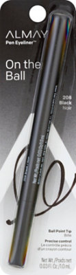 Almay Pen Liner Ball Point Tip Black 208 - 0.056 Oz - Image 2