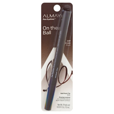 Almay Pen Liner Ball Point Tip Brown 209 - 0.056 Oz - Image 3