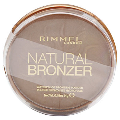 Rimmel Natural Bronzer Bronzing Powder Waterproof Sun Bronze 022 - 0.49 Oz