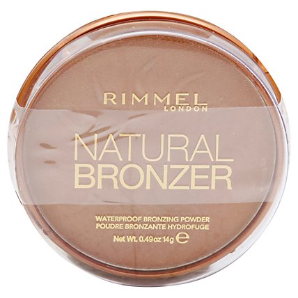 Rimmel Natural Bronzer Bronzing Powder Waterproof Sun Light 021 - 0.49 Oz - Image 1