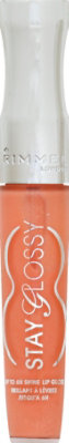 Rimmel Stay Glossy Lipgloss Swingin Mandarin 145 - 0.18 Fl. Oz. - Image 2
