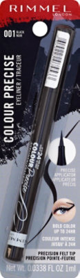 Rimmel Colour Precise Eyeliner Black - 0.04 Fl. -