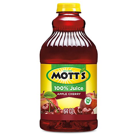 Motts Juice 100% Apple Cherry - 64 Fl. Oz.