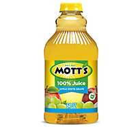 Motts Juice 100% Apple White Grape - 64 Fl. Oz.