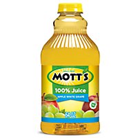 Motts Juice 100% Apple White Grape - 64 Fl. Oz. - Image 1