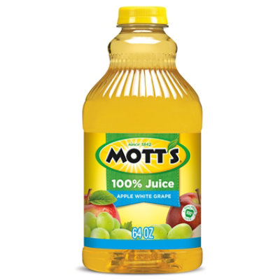 Motts Juice 100% Apple White Grape - 64 Fl. Oz. - Image 1