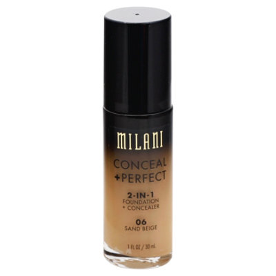 Milani 2in1 Fndt/Cnclr Sand Beige - 1 Fl. Oz. - Image 1