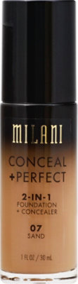 Milani 2in1 Fndt/Cnclr Sand - 1 Fl. Oz. - Image 2