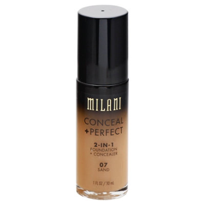 Milani 2in1 Fndt/Cnclr Sand - 1 Fl. Oz. - Image 1