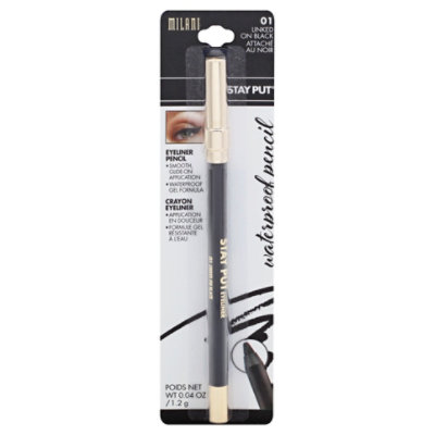 Milani Waterproof Lnr Linked On Blk - 0.04 Oz - Image 1
