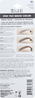 Milani Stayput Brow Color Soft Brown - 0.09 Oz - Image 5