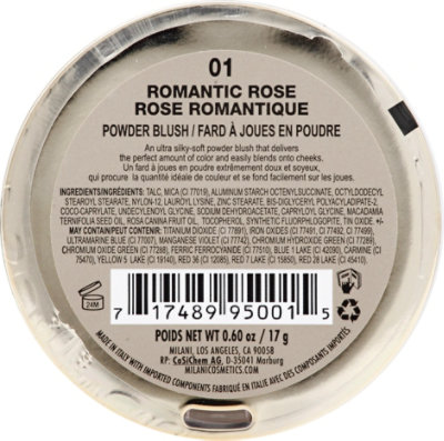 Milani Rose Powder Blush Romantic Rs - 0.6 Oz - Image 5