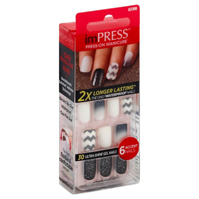 imPRESS Broadway Nails Press-On Manicure Flash Mob BIPA050 - 30 Count