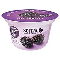 Dannon Light + Fit Blackberry Non Fat Gluten Free Greek Yogurt - 5.3 Oz - Image 1