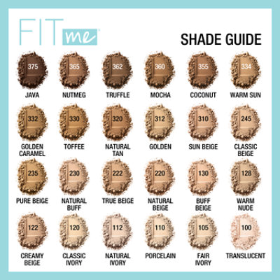 Maybelline Fit Me Matte + Poreless Pressed Face Powder Makeup Natural Beige - 0.29 Oz - Image 5