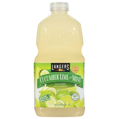 Langers Cucumber Lime with Mint - 64 Oz