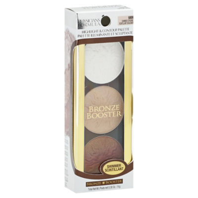 Physicians Formula Bronze Booster Highlight & Contour Palette Shimmer Strobing 6809 - 0.3 Oz - Image 1