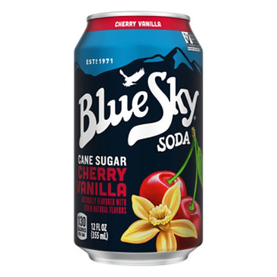 Blue Sky Soda Pop Cane Sugar Cherry Vanilla - 12 Fl. Oz. - Image 3