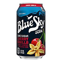 Blue Sky Soda Pop Cane Sugar Cherry Vanilla - 12 Fl. Oz. - Image 1