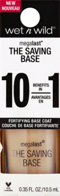 Wet N Wild Megalast Nail Color Base Coat The Saving Base - 0.35 Fl. Oz. - Image 2