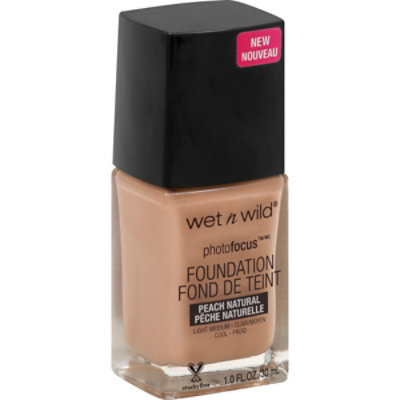 Wet N Wild Photo Focus Foundation Peach Natural - 1 Fl. Oz.