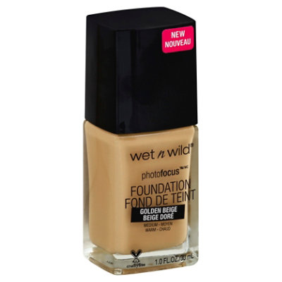 Wet N Wild Photo Focus Foundation Golden Beige - 1 Fl. Oz. - Image 1
