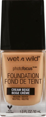 Wet N Wild Photo Focus Foundation Cream Beige - 1 Fl. Oz. - Image 2