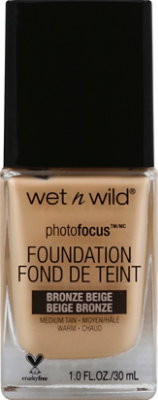 Wet N Wild Photo Focus Foundation Bronze Beige - 1 Fl. Oz. - Image 2