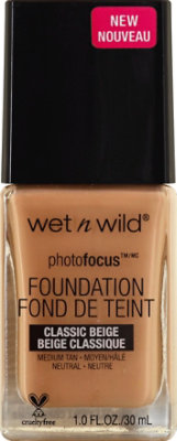 Wet N Wild Photofocus Foundation Classic Beige 371C - 1 Oz - Image 2