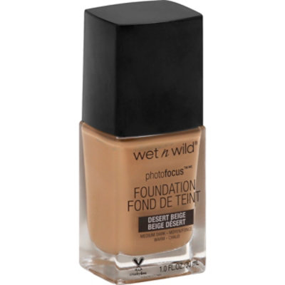 Wet N Wild Photo Focus Foundation Desert Beige - 1 Fl. Oz.