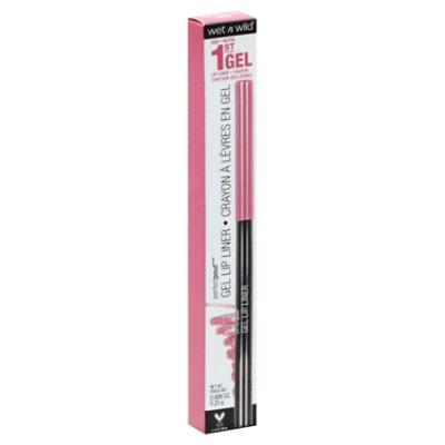 Wet N Wild Perfect Pout Gel Lip Liner Never Petal Down - 0.008 Oz